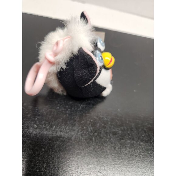 Tiger Electronics Mini Furby Plush Keychain With Clip - Tested - Works - Picture 4 of 9